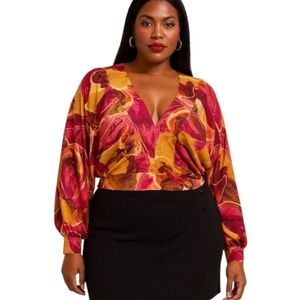 Truth Pink and Brown Top 3X